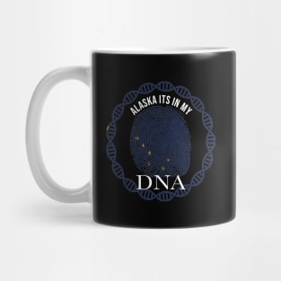 Alaska Its In My DNA - Alaskan Flag - Gift for Alaskan From Alaska Mug